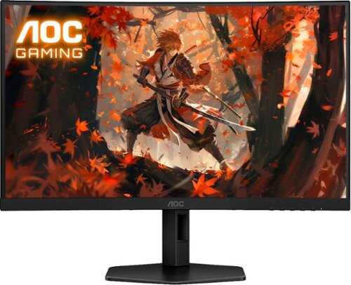 Rent to own AOC - C27G4X 27" VA Curved Gaming Monitor, FHD (1920x1080), 180Hz, 0.5ms, Freesync, HDR10 - Black/Red