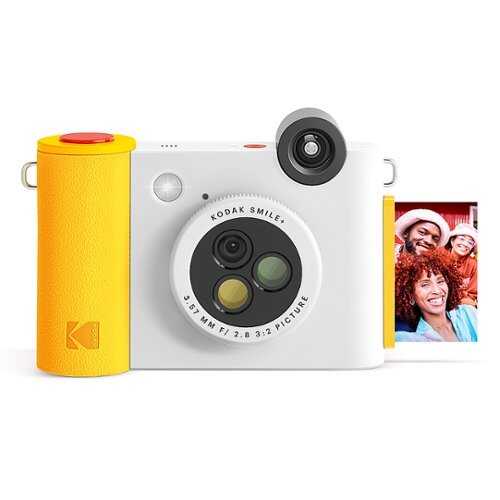 Rent to own Kodak - Smile+ Wireless 2x3 Digital Instant Print Camera with Effect Lenses & Zink Technology - White