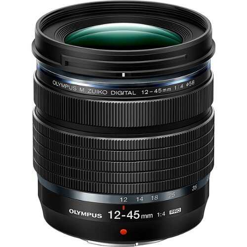 Rent to own M.ZUIKO DIGITAL 12-45 mm f/4-22 Zoom Lens For Olympus OM-D E-M5 Mark III Mirrorless Digital Camera, Olympus Micro Four - Black