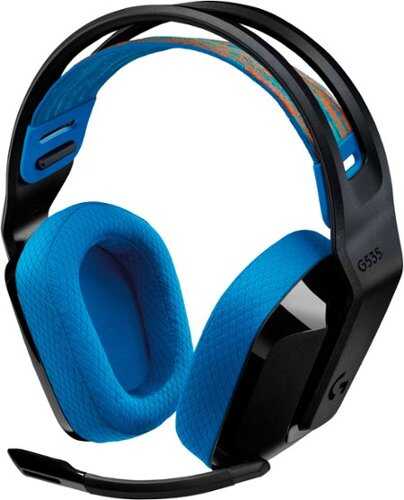 Rent to own Logitech - G535 Lightspeed Wireless Gaming Headset for PS5, PS4, PC - Black-Blue