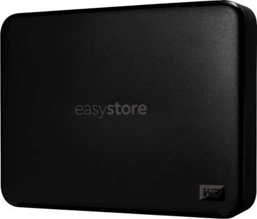 Rent to own WD - Easystore 6TB External USB 3.0 Portable Hard Drive - Black