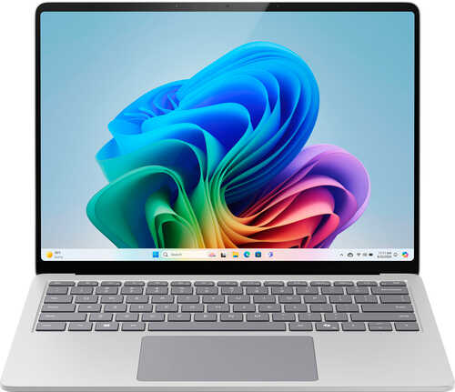 Rent to own Microsoft - Surface Laptop – Copilot+ PC – 13.8" Touch–Screen – Snapdragon X Plus – 16GB Memory – 256GB SSD (7th Edition) - Platinum