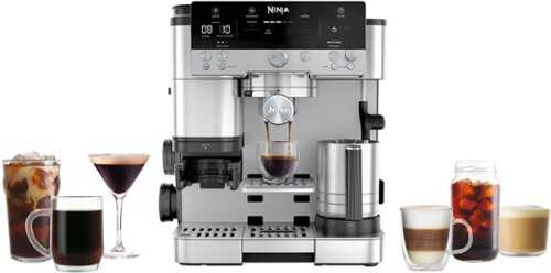 Rent To Own - Ninja - Luxe Café Premier Series 3-in-1 Espresso, Coffee, and Cold Brew Machine with Grinder and Scale, and Hands-Free Frother - Stainless Steel