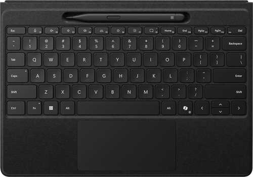 Rent to own Microsoft - Surface Slim Pen (2nd Edition) and Pro Flex Keyboard for Pro (11th Edition), Pro 9, Pro 8 - Black