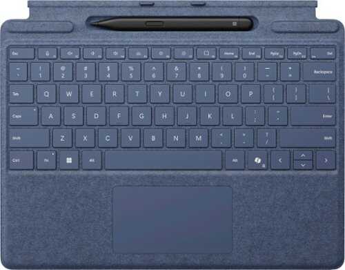Rent to own Microsoft - Surface Slim Pen (2nd Edition) and Pro Keyboard for Pro 13" (11th Edition), Pro 9, and Pro 8 - Sapphire