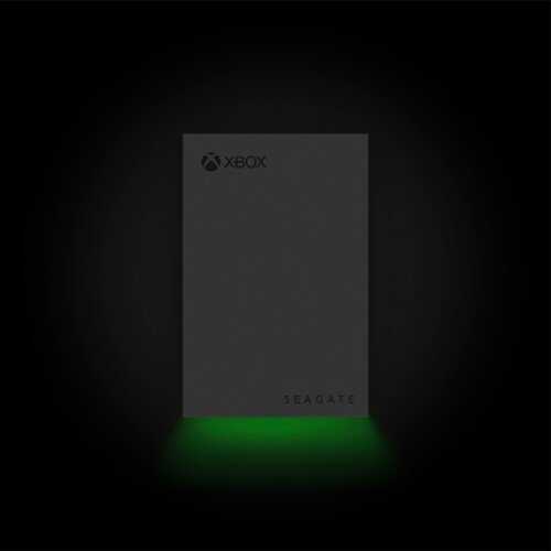 Rent to own Seagate Game Drive for Xbox 5TB External USB 3.2 Gen 1 Portable Hard Drive with Green LED Bar - Black