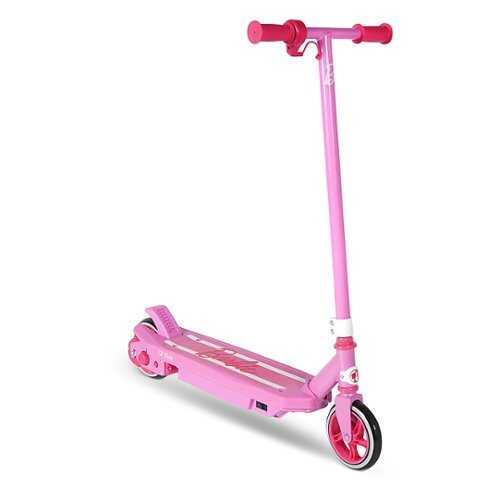 Rent to own Hyper - BARBIE 12 Volt Jammer, Kids Electric Scooter w/ 8 Mile Range & 10 mph Max Speed - Pink