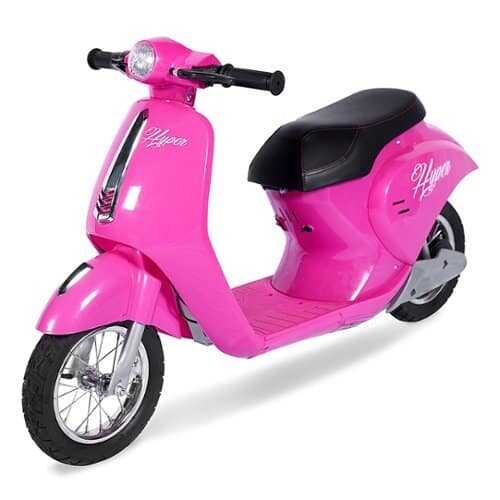 Rent to own Hyper - Retro Scooter, Powered Ride-on with Easy Twist Throttle and 14MPH Max Speed - Pink