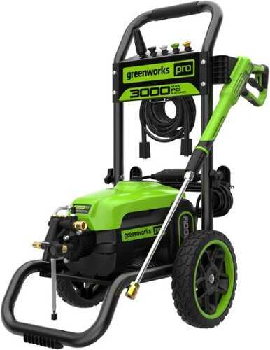 Rent to own Greenworks - 3000 PSI Electric Pressure Washer - Green