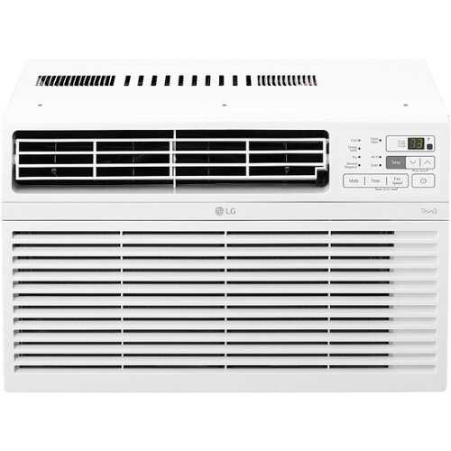 Rent To Own - LG - 10,000 BTU Smart Window Air Conditioner - White