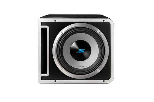 Rent to own Alpine - Halo S-Series Single 12" Dual Voice Coil Preloaded Subwoofer Enclosure with ProLink - Black