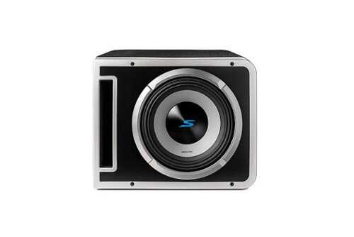 Rent to own Alpine - Halo S-Series Single 10" Dual Voice Coil Preloaded Subwoofer Enclosure with ProLink - Black