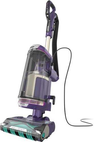 Rent to own Shark - PowerDetect Upright Vacuum with DuoClean Detect Technology, Self-Cleaning Brushroll, and XL Dustcup - Eggplant