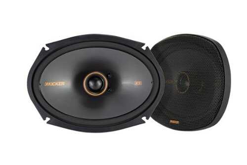 Rent to own KICKER - KS Series 6" x 9" 2-Way Car Speakers (Pair) - Black