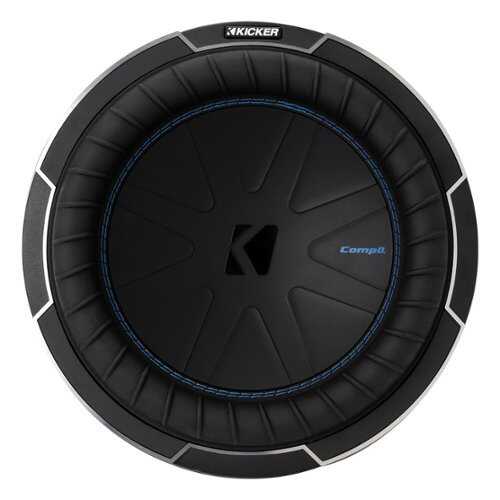 Rent to own KICKER - 51CWQ104 CompQ 10” 4-Ohm Subwoofer - Black