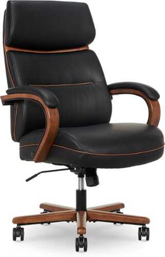 Rent to own Finch Neo Two Retro-Modern Mid-Back Office Chair - Black