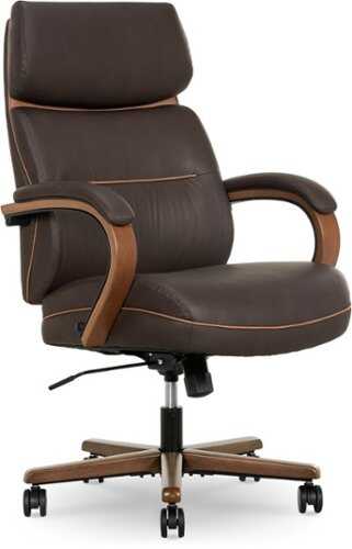 Rent to own Finch Neo Two Retro-Modern Mid-Back Office Chair - Brown