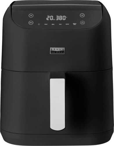 Rent to own Bella Pro - 6-qt. Touchscreen Air Fryer - Matte Black