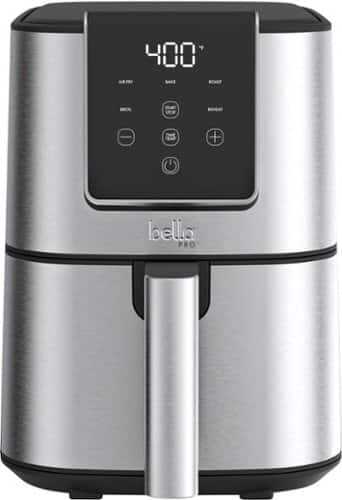 Rent to own bella Pro - 4-qt. Touchscreen Slim Air Fryer - Stainless Steel