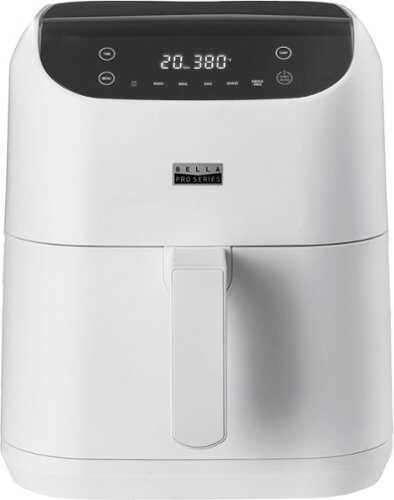 Rent to own Bella Pro - 6-qt. Touchscreen Air Fryer - Matte White