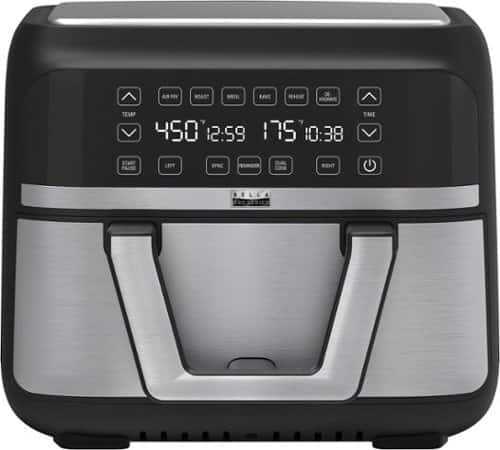 Rent to own bella PRO - 9-qt. TriZone Touchscreen Air Fryer with Dual Flex Basket - Stainless Steel