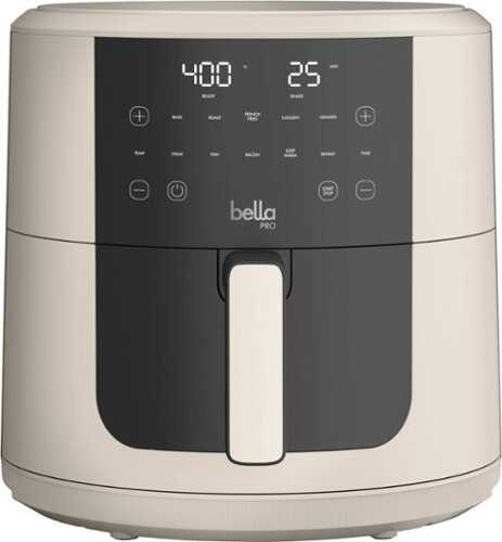 Rent to own Bella Pro - SmartCrisp 8-qt. Touchscreen Air Fryer - Oatmilk