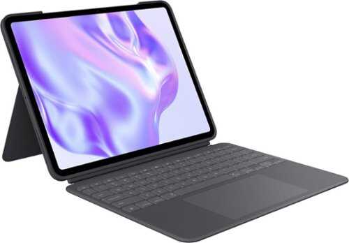 Rent to own Logitech - Combo Touch for iPad Pro 13” Keyboard Case with Detachable Backlit Keyboard with Kickstand - Graphite