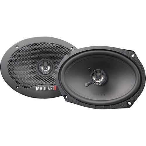 Rent to own MB Quart - Discus 6" x 9" 2-Way Car Speakers with Polypropylene Cones (Pair) - Black