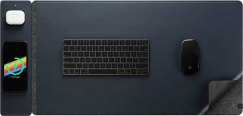 Rent to own JOURNEY - ALTI Wireless Charging Desk Mat - Navy Blue - Navy Blue