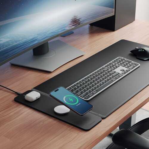 Rent to own JOURNEY - ALTI ULTRA Fast Wireless Charging Desk Mat - Midnight - Midnight