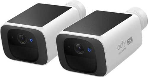 Rent To Own - eufy Security - eufyCam 3 2-Camera Indoor/Outdoor Wireless 2K Security System - White