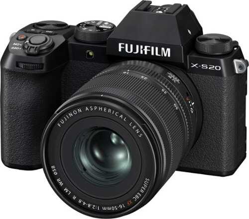 Rent to own Fujifilm - X-S20 Body, Black with XF16-50mmF2.8-4.8 R LM WR - Black