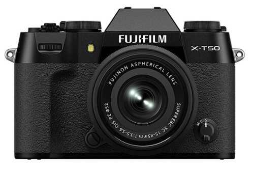 Rent to own Fujifilm - X-T50 Mirrorless Camera with XC15-45mmF3.5-5.6 OIS PZ Lens - Black