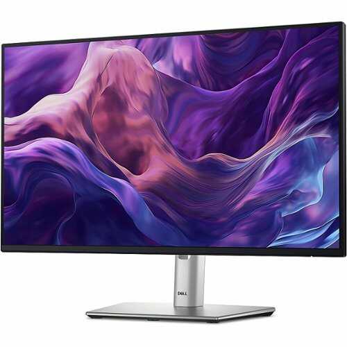 Rent to own Dell - 23.8" IPS LED FHD 100Hz Monitor (VGA, USB, HDMI) - Black, Silver, Multicolor