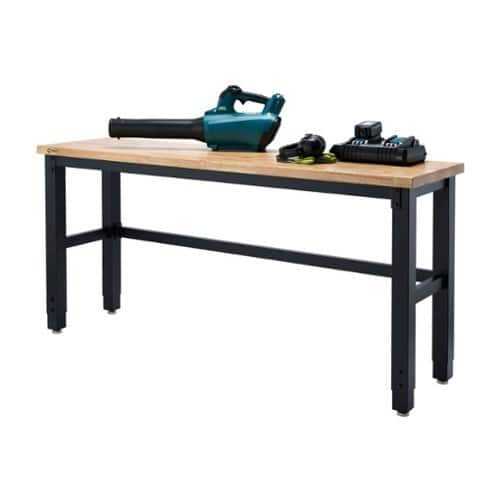 Rent to own TRINITY | 72x19 | Wood Top Workbench - Black