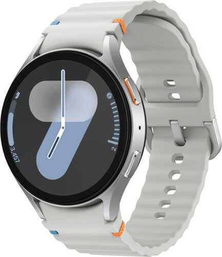 Rent to own Samsung - Galaxy Watch7 Aluminum Smartwatch 44mm LTE - Silver