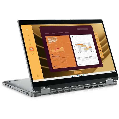 Rent to own Dell - Latitude 5000 2-in-1 13.3" Touch Screen Laptop - Intel Core Ultra 5 with 16GB Memory - 256 GB SSD - Gray