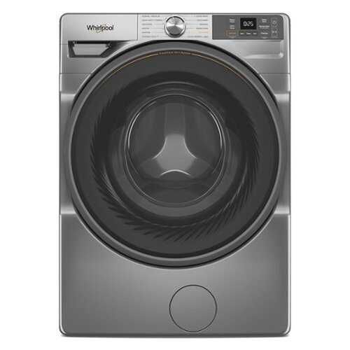 Rent to own Whirlpool - 4.5 Cu. Ft. High Efficiency Smart Front Load Washer with FreshFlow Vent System - Radiant Silver