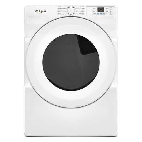 Rent to own Whirlpool - 7.4 Cu. Ft. Stackable Gas Dryer with Wrinkle Shield Option - White