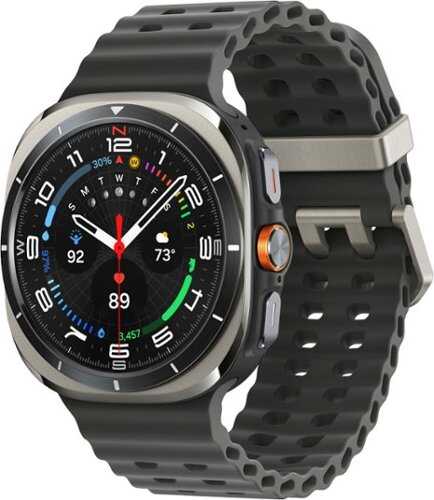 Rent to own Samsung - Galaxy Watch Ultra Titanium Smartwatch 47mm LTE - Titanium Silver