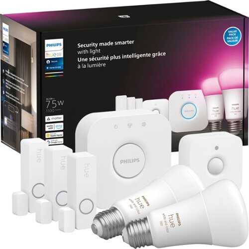 Rent To Own - Philips Hue Security Sensor Starter Kit - White