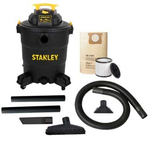 Rent to own STANLEY 14 Gallon 6HP Pro Poly Series Wet/Dry Vacuum - black