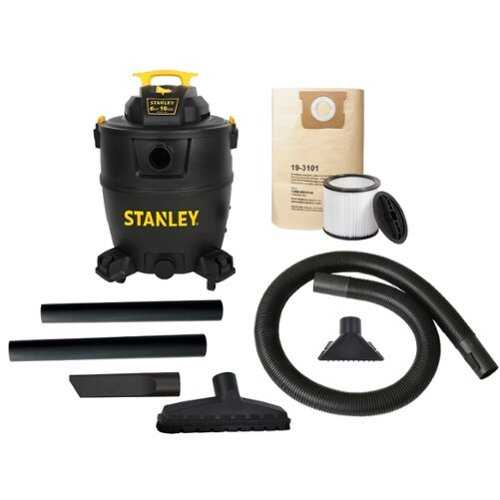 Rent to own STANLEY 16 Gallon 6HP Pro Poly Series Wet/Dry Vacuum - black