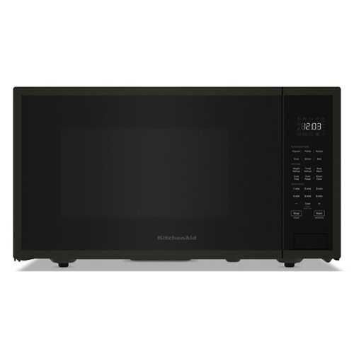 Rent to own KitchenAid - 2.2 Cu. Ft. Countertop Microwave with Sensor Cooking - Black Stainless Steel