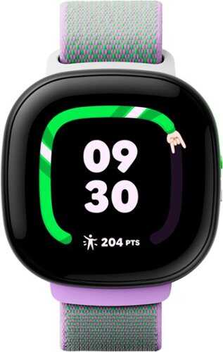 Rent to own Fitbit Ace LTE - Kids Smartwatch with In-App Calling, Messaging, GPS - Spicy