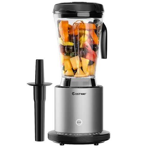 Rent to own Costway - 1500W Countertop Blender Smoothie Maker High Power Blender w/ 10 Speeds - Black/Silver