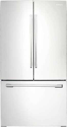 Rent to own Samsung - 25.5 Cu. Ft. French Door Refrigerator with Internal Water Dispenser - White