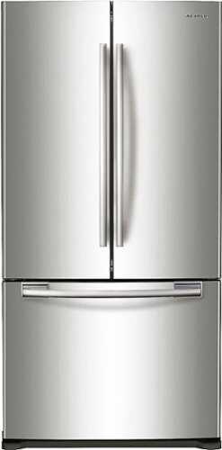 Rent To Own - Samsung - 19.4 Cu. Ft. French Door Refrigerator - Stainless Steel