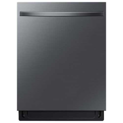 Rent to own Samsung - Smart 44dBA Dishwasher with StormWash+ - Black Stainless Steel