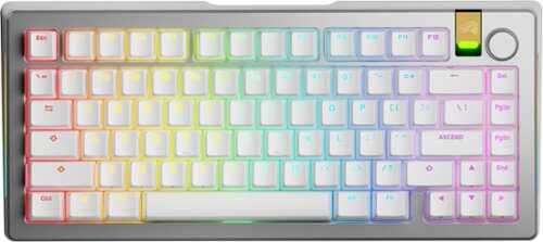 Rent to own Glorious - GMMK 3 PRO HE 75% Wireless Hall-Effect Linear Switch Gaming Keyboard with Rapid Trigger and Adjustable Actuation - Silver